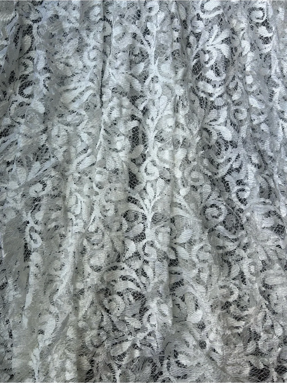Judy Knapp White lace skirt